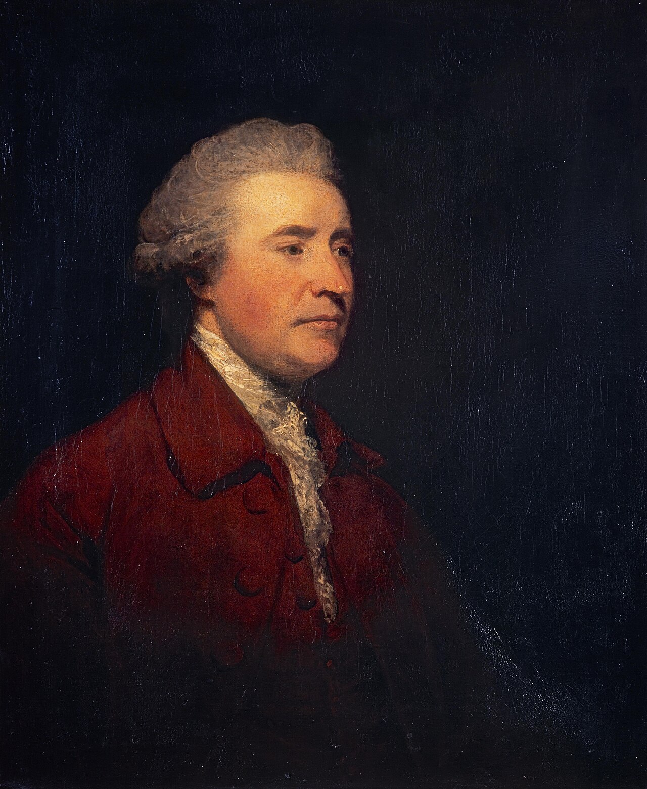 Edmund Burke (1729–1797), portrait by Sir Joshua Reynolds — Burke is the intellectual father of the conservative tradition, and his core argument — that ideologues who try to remake society according to abstract theories always produce catastrophe — has never been more relevant. The neoconservatives who captured American foreign policy from the Reagan era onward were doing exactly what Burke spent his career warning against: using ideological certainty to justify the violent transformation of foreign societies. Photo: National Galleries of Scotland / Wikimedia Commons